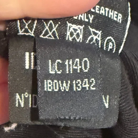 USA Schott Perfecto Black Lambskin Leather Jacket LC1140 - Picture 10 of 10